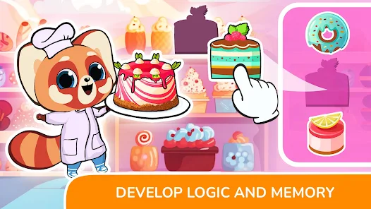 Rocky: Professions Puzzle — przykład planszy